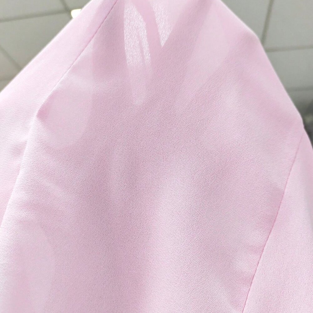 Baby Pink Elegant Party Women's Halter Bodycon Mini Dress - Picture 3 of 11